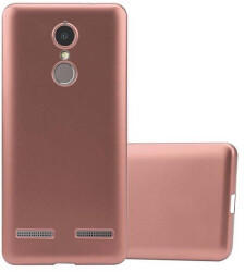 Cadorabo Hülle für Lenovo K6 / K6 POWER in METALLIC ROSÉ GOLD - Handyhülle aus flexiblem TPU Silikon - Silikonhülle Schutzhülle Ultra Slim Soft Back Cover Case Bumper