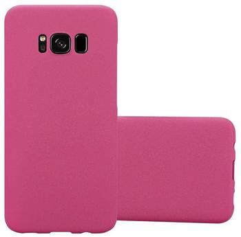 Cadorabo Hülle für Samsung Galaxy S8 in FROSTY PINK - Hardcase Handyhülle aus Plastik gegen Kratzer und Stöße - Schutzhülle Bumper Ultra Slim Back Case Hard Cover