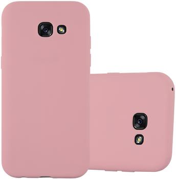 Cadorabo Hülle für Samsung Galaxy A5 2017 in CANDY ROSA Handyhülle aus flexiblem TPU Silikon Silikonhülle Schutzhülle Ultra Slim Soft Back Cover Case Bumper