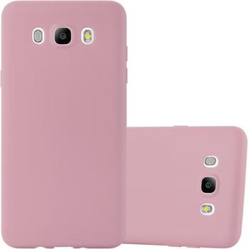 Cadorabo Hülle für Samsung Galaxy J7 2016 in CANDY ROSA Handyhülle aus flexiblem TPU Silikon Silikonhülle Schutzhülle Ultra Slim Soft Back Cover Case Bumper