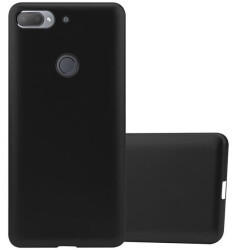 Cadorabo Hülle für HTC Desire 12 PLUS in METALLIC SCHWARZ - Handyhülle aus flexiblem TPU Silikon - Silikonhülle Schutzhülle Ultra Slim Soft Back Cover Case Bumper