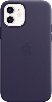 Apple Leder Case mit MagSafe (iPhone 12/iPhone 12 Pro) Dunkelviolett