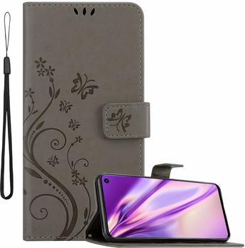 Cadorabo Hülle für Samsung Galaxy S10 in FLORAL GRAU