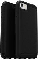 OtterBox Strada Series - Flip-H&uuml;lle f&uuml;r Mobiltelefon - Leder - nachtschwarz - f&uuml;r