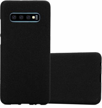 Cadorabo Hülle für Samsung Galaxy S10 PLUS in FROST SCHWARZ