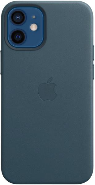 Apple Leder Case mit MagSafe (iPhone 12 mini) Baltischblau