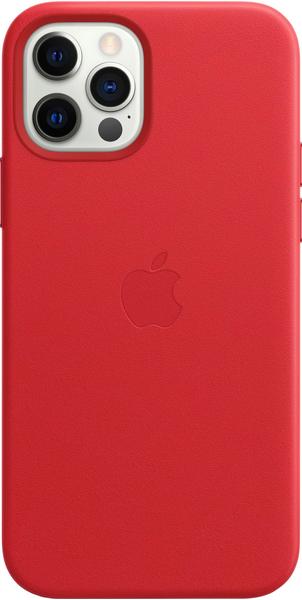 Apple Leder Case mit MagSafe (iPhone 12/iPhone 12 Pro) RED