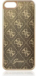 Guess Hard Cover 4G Aluminium Gold, für Apple iPhone SE(2020)/8/7, GUHCPSEMEGO, Blister (GUHCPSEMEGO)