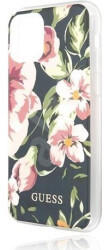Guess Hard Cover Flower Navy Blue, für Apple iPhone 12 Mini, GUHCP12SIMLFL03, Blister (GUHCP12SIMLFL03)