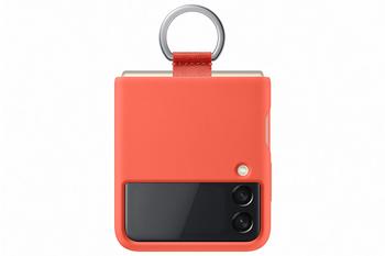 Samsung Silicone Cover with Ring (Galaxy Z Flip 3) Coral
