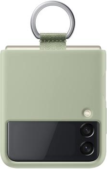 Samsung Silicone Cover with Ring (Galaxy Z Flip 3) Olive Green
