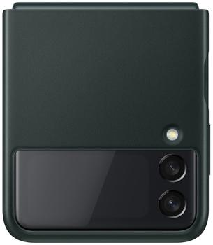 Samsung Leather Cover (Galaxy Z Flip 3) Green