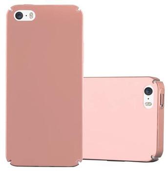 Cadorabo Hülle für Apple iPhone 5 / iPhone 5S / iPhone SE in METALL ROSE GOLD
