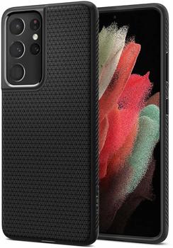 Spigen Liquid Air Case für das Samsung Galaxy S21 Ultra - Schwarz Schwarz