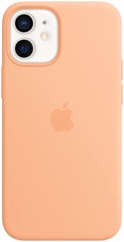Apple Silikon Case mit MagSafe (iPhone 12 mini) Cantaloupe