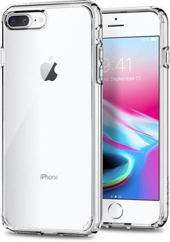 Spigen 043CS21052 Ultra Hybrid 2 für iPhone 8 Plus/7 Plus Hülle. Einteilige Durchsichtige Case Crystal Clear