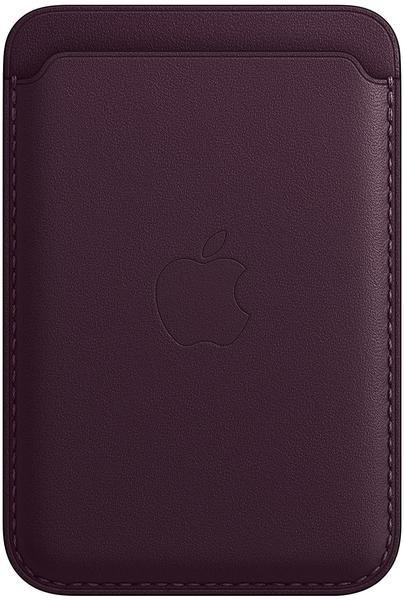 Apple iPhone Leder Wallet mit MagSafe Dunkelkirsch
