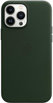 Apple Leder Case mit MagSafe (iPhone 13 Pro Max) Schwarzgrün