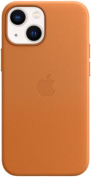 Apple Leder Case mit MagSafe (iPhone 13 mini) Goldbraun