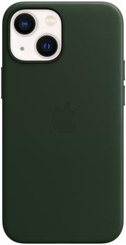 Apple Leder Case mit MagSafe (iPhone 13 mini) Schwarzgrün