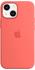 Apple Silikon Case mit MagSafe (iPhone 13 mini) Pink Pomelo