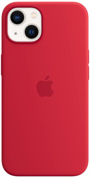Apple Silikon Case mit MagSafe (iPhone 13) Rot