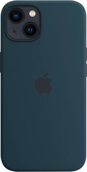 Apple Silikon Case mit MagSafe (iPhone 13) Abyssblau