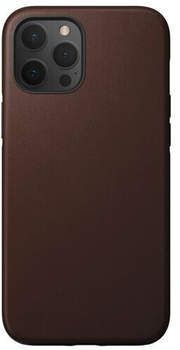 Nomad Nomad Modern Case MagSafe Rustic Brown leather iPhone 12 Pro Max