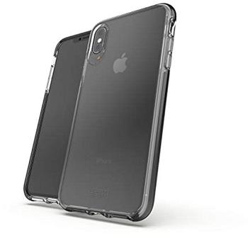 Gear4 Piccadilly (iPhone XS Max), Smartphone Hülle, Transparent, Schwarz