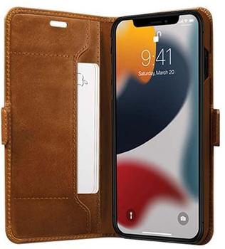 19twenty8 Copenhagen Slim Apple iPhone 13 Pro Book Case Leder Braun