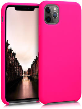 kwmobile Apple iPhone 11 Pro Max Hülle - Handyhülle für Apple iPhone 11 Pro Max - Handy Case in Neon Pink