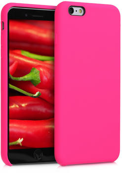 kwmobile Apple iPhone 6 Plus6S Plus Hülle - Handyhülle für Apple iPhone 6 Plus6S Plus - Handy Case in Neon Pink