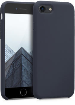 kwmobile Apple iPhone 7 / 8 Hülle - Handyhülle für Apple iPhone 7 / 8 - Handy Case in Dunkelblau matt