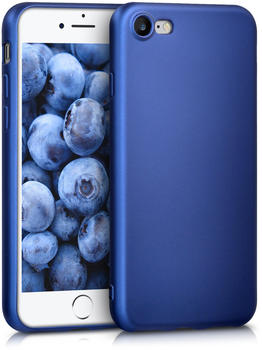kwmobile Apple iPhone 7 / 8 Hülle - Handyhülle für Apple iPhone 7 / 8 - Handy Case in Metallic Blau