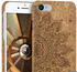 kwmobile Apple iPhone 7 / 8 Hülle - Handyhülle für Apple iPhone 7 / 8 - Handy Case Kork Cover Schutzhülle - Aufgehende Sonne Design Dunkelbraun Hellbraun