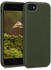 kalibri Apple iPhone 78 Hülle - Nachhaltige Handyhülle aus Stroh und Silikon für Apple iPhone 78 - Olivgrün