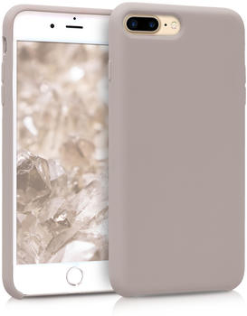 kwmobile Apple iPhone 7 Plus / 8 Plus Hülle - Handyhülle für Apple iPhone 7 Plus / 8 Plus - Handy Case in Helltaupe