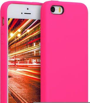 kwmobile Apple iPhone SE / 5 / 5S Hülle - Handyhülle für Apple iPhone SE / 5 / 5S - Handy Case in Neon Pink