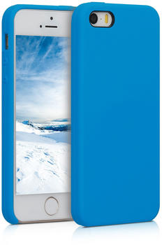 kwmobile Apple iPhone SE / 5 / 5S Hülle - Handyhülle für Apple iPhone SE / 5 / 5S - Handy Case in Blue Temptation