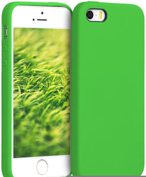 kwmobile Apple iPhone SE / 5 / 5S Hülle - Handyhülle für Apple iPhone SE / 5 / 5S - Handy Case in Limettengrün