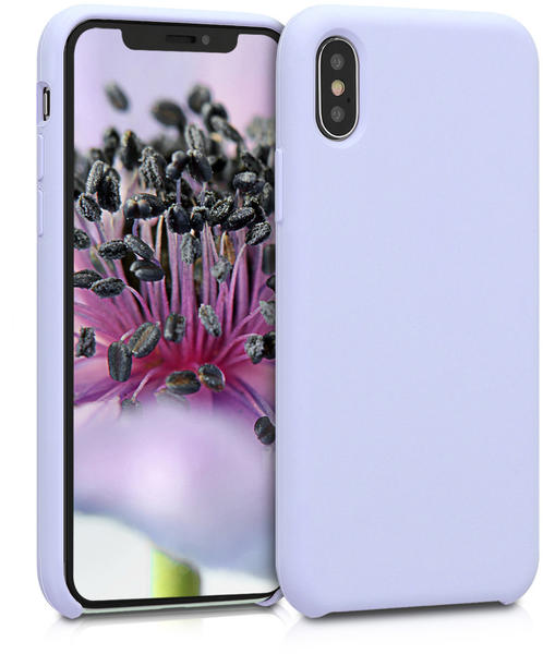 kwmobile Apple iPhone X Hülle - Handyhülle für Apple iPhone X - Handy Case in Pastell Lavendel