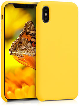 kwmobile Apple iPhone X Hülle - Handyhülle für Apple iPhone X - Handy Case in Vibrant Yellow