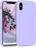 kwmobile Apple iPhone XS Hülle - Handyhülle für Apple iPhone XS - Handy Case in Lavendel