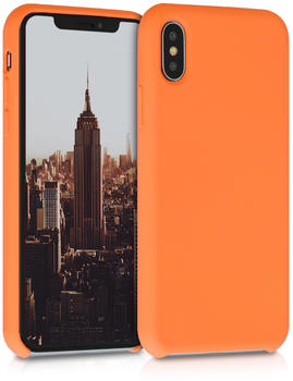 kwmobile Apple iPhone XS Hülle - Handyhülle für Apple iPhone XS - Handy Case in Cosmic Orange