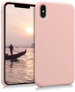 kwmobile Apple iPhone XS Max Hülle - Handyhülle für Apple iPhone XS Max - Handy Case in Altrosa