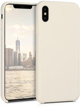 kwmobile Apple iPhone XS Max Hülle - Handyhülle für Apple iPhone XS Max - Handy Case in Creme