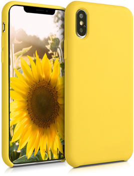 kwmobile Apple iPhone XS Max Hülle - Handyhülle für Apple iPhone XS Max - Handy Case in Vibrant Yellow