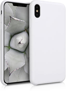 kwmobile Apple iPhone XS Max Hülle - Handyhülle für Apple iPhone XS Max - Handy Case in Weiß
