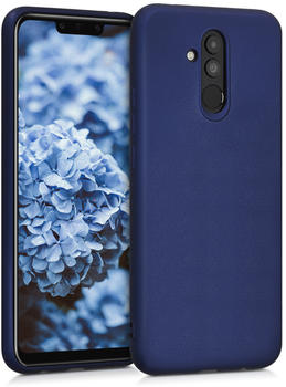 kwmobile Huawei Mate 20 Lite Hülle - Handyhülle für Huawei Mate 20 Lite - Handy Case in Metallic Blau