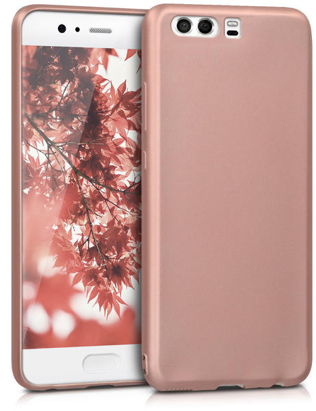 kwmobile Huawei P10 Hülle - Handyhülle für Huawei P10 - Handy Case in Metallic Rosegold